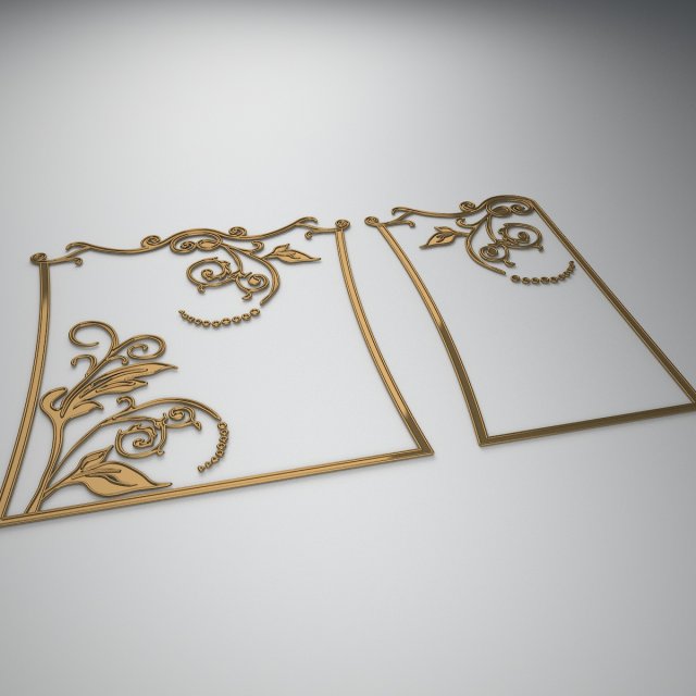 Ornamental design 3 3D 模型 .c4d .max .obj .3ds .fbx .stl .blend 