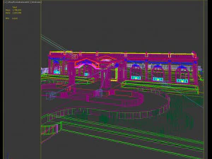 luxury exterior majlis 3D Model