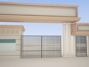 school entrance 3D Model