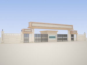 school entrance 3Dモデル