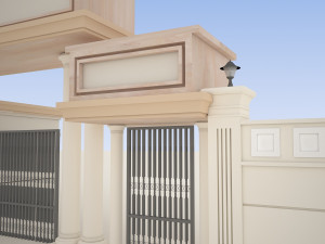 school entrance 3Dモデル