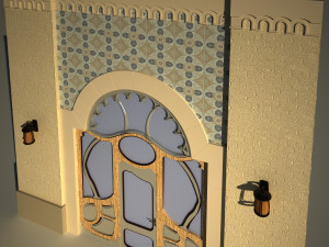 entrance door 3D Model