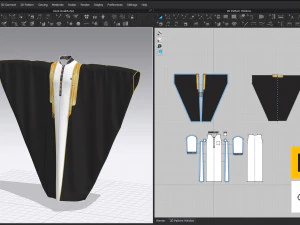Arabscy ​​mężczyźni płaszcz abaja md 390 licencja royalty free Model 3D