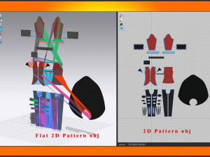 evil queen jacket with belt - marvelous designer 3D-Modell