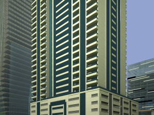 Skyscrapers building 01 3D 模型