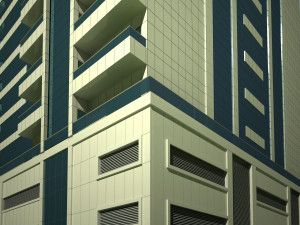Skyscrapers building 01 3D 模型
