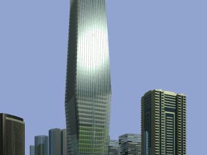 Skyscrapers building 01 3D Model