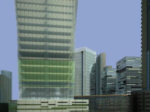 Skyscrapers building 01 3D Model
