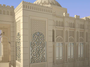 3d mosque model 3D Model