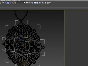 jewelry necklace 2 3D Model