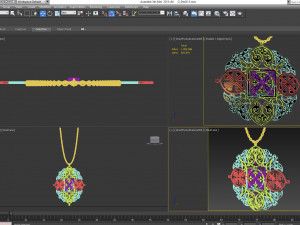 jewelry necklace 2 Modelo 3D