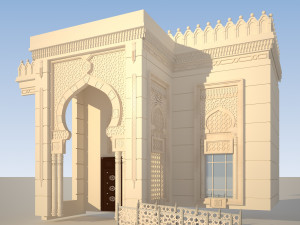 mosque 3D मॉडल