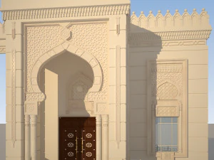 moschea Modello 3D