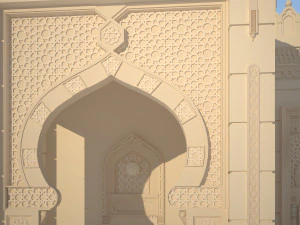 moschea Modello 3D
