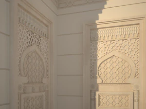 moschea Modello 3D