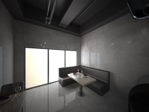 black cafe interior full 3d 3Dモデル