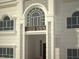 exterior villa 3d 3D Model