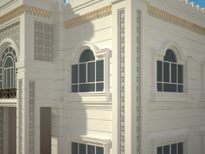 exterior villa 3d Modello 3D