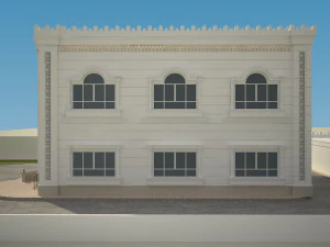 exterior villa 3d 3D Model