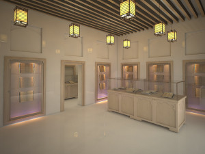 heritage interior museum 3D Model