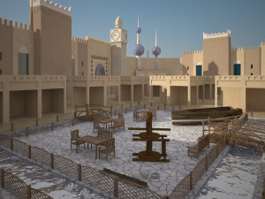 the global village Modello 3D