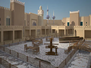 the global village 3D Model