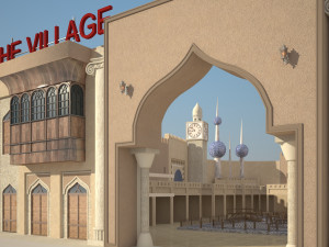 the global village Modello 3D