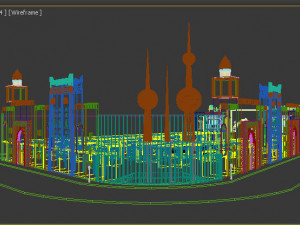 the global village Modello 3D
