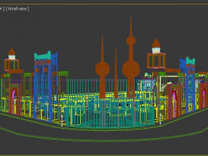 the global village 3D Model