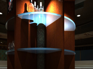 cafe 3d 3D Model