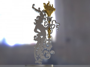 character statue 3D Model
