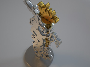 character statue 3D Model