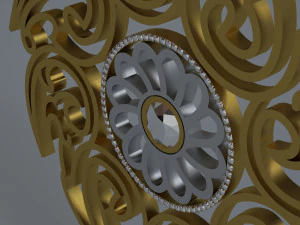 jewelry necklace 01 3D Model