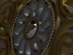 jewelry necklace 01 3D Model