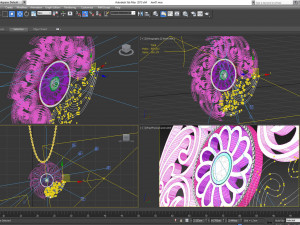 jewelry necklace 01 3D Model