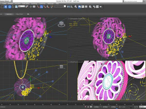 jewelry necklace 01 3D Model