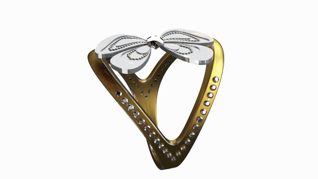 ring jewelry r01 3D Model .c4d .max .obj .3ds .fbx .stl .blend 