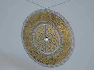 jewelry necklace 4 3d 3D Model