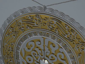 jewelry necklace 4 3d 3D Model
