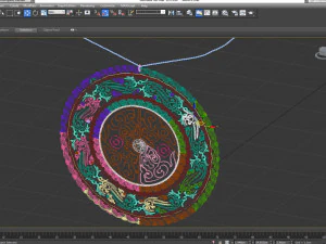 jewelry necklace 4 3d 3D Model