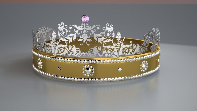 crown Modèle 3D .c4d .max .obj .3ds .fbx .stl .blend 