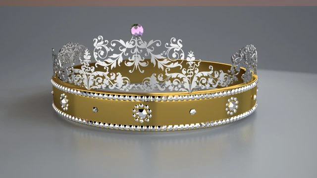 crown 3D Model .c4d .max .obj .3ds .fbx .stl .blend 