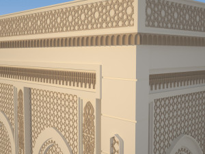 3d entrance mosque Modèle 3D