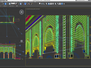 3d entrance mosque Modèle 3D