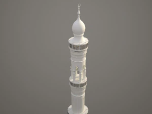 islamic minaret 01 3D Model