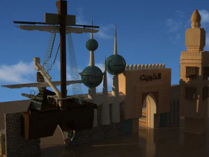 the global village al kuwait 3D Model