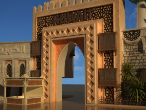 the global village al kuwait 3D 模型
