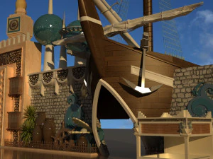 the global village al kuwait 3D Model