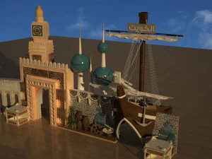 the global village al kuwait 3D Model