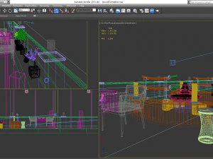 terrace restaurant 3D Model